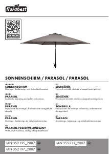 Manual Florabest IAN 352197 Garden Parasol