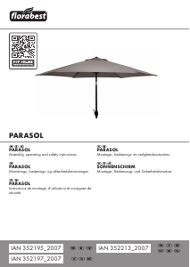 Bruksanvisning Florabest IAN 352213 Parasoll