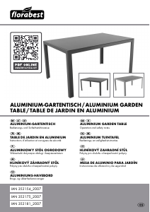 Manual Florabest IAN 352154 Garden Table