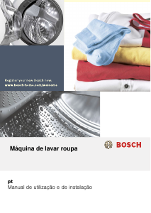 Manual Bosch WIA20001ES Máquina de lavar roupa