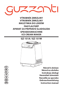 Manuál Guzzanti GZ 151W Zmrzlinový stroj