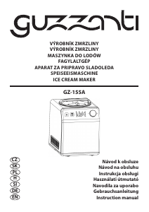 Manual Guzzanti GZ 155A Ice Cream Machine