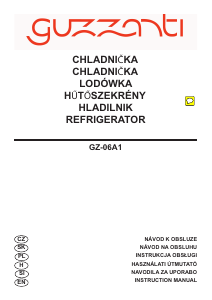Návod Guzzanti GZ 06A1 Chladnička