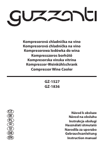 Manuál Guzzanti GZ 1527A Vinotéka
