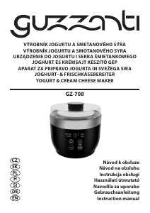 Bruksanvisning Guzzanti GZ 708 Yoghurtmaskin