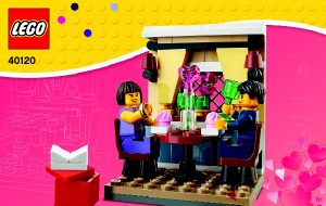 Manual Lego set 40120 Holiday & Events Valentines day dinner