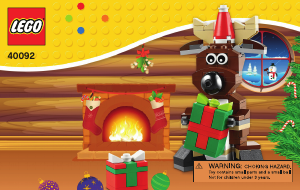 Manual Lego set 40092 Holiday & Events Reindeer
