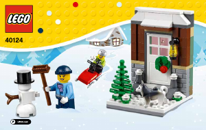 Manual Lego set 40124 Holiday & Events Winter fun