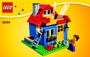 Manual Lego set 40154 Promotional Pencil pot