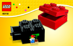Manual Lego set 40118 Promotional Buildable brick box