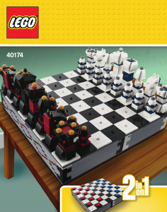 Manual Lego set 40174 Promotional Chess set