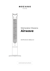 Instrukcja Mozano WEN 04 Airwave Wentylator