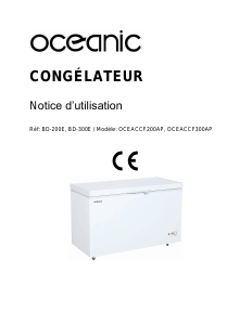 Mode d’emploi Oceanic OCEACCF200AP Congélateur