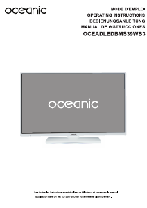 Manual de uso Oceanic OCEADLEDBMS39WB Televisor de LED