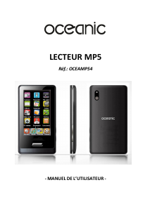 Mode d’emploi Oceanic OCEAMP54 Lecteur Mp3