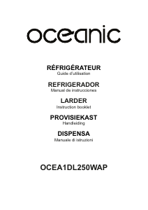Mode d’emploi Oceanic OCEA1DL250WAP Réfrigérateur