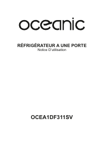 Mode d’emploi Oceanic OCEA1DF311SV Réfrigérateur