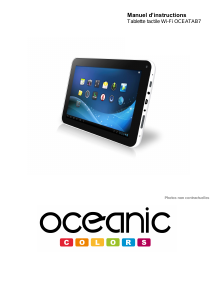 Mode d’emploi Oceanic OCEATAB7 Tablette