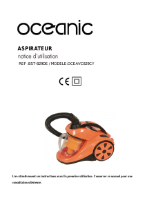 Mode d’emploi Oceanic OCEAVC829CY Aspirateur
