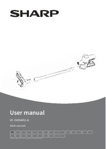 Mode d’emploi Sharp VC-SV06AEU-G Aspirateur
