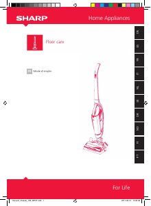 Mode d’emploi Sharp SA-VS3001BR Aspirateur