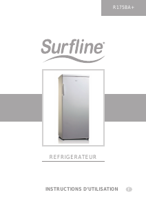 Mode d’emploi Surfline R175BA+ Réfrigérateur