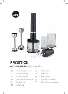 Instrukcja Wilfa IM4B-1000FP Prostick Blender ręczny