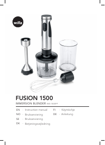 Brugsanvisning Wilfa IM3-1500FP Fusion 1500 Stavblender