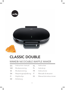 Manuale Wilfa WM4DB-160 Classic Double Macchina per waffle