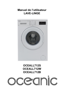 Mode d’emploi Oceanic OCEALL712W Lave-linge