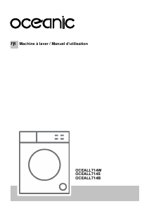 Mode d’emploi Oceanic OCEALL714B Lave-linge