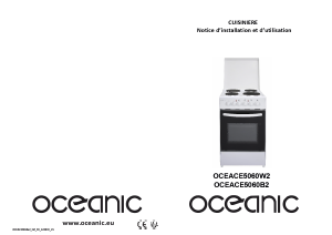 Mode d’emploi Oceanic OCEACE5060B2 Cuisinière