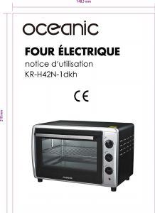 Mode d’emploi Oceanic OCEAMF42SD Four