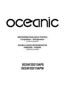 Mode d’emploi Oceanic OCEAF2D213APS Réfrigérateur combiné