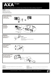 Bedienungsanleitung AXA Scope Fahrradlampe