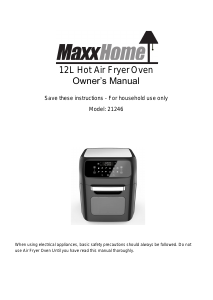 Mode d’emploi MaxxHome 21246 Friteuse