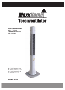 Mode d’emploi MaxxHome 20778 FT-125 Ventilateur