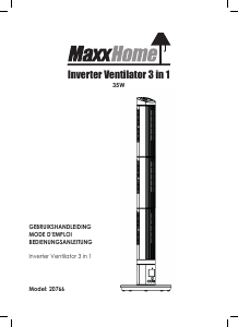 Mode d’emploi MaxxHome 20766 Ventilateur