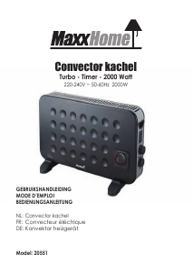 Mode d’emploi MaxxHome 20551 Chauffage