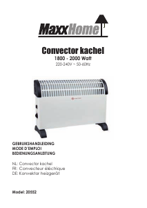 Mode d’emploi MaxxHome 20552 Chauffage
