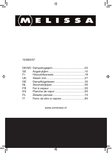 Käyttöohje Melissa 16390057 Silitysrauta