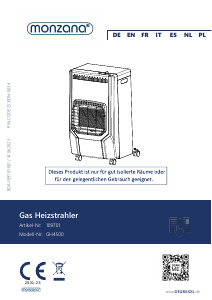 Mode d’emploi Monzana GH4500 Chauffage