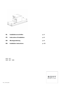 Bedienungsanleitung Novy 810 Dunstabzugshaube