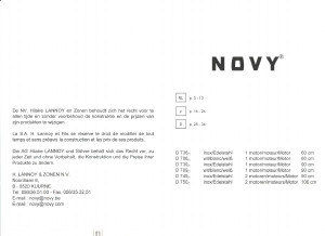 Mode d’emploi Novy D 750/1 Hotte aspirante