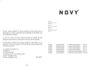 Mode d’emploi Novy D 936/1 Hotte aspirante