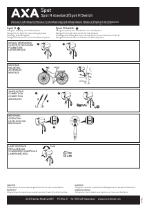 Manual AXA Spot Bicycle Light