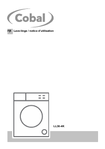 Mode d’emploi Cobal LL36-4K Lave-linge