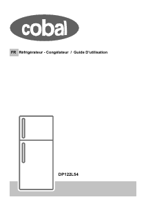 Mode d’emploi Cobal DP122L54 Réfrigérateur combiné