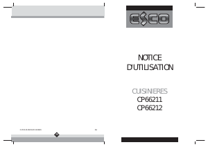 Mode d’emploi Esco CP66212MC Cuisinière