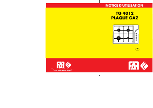 Mode d’emploi FAR TG4012 Table de cuisson